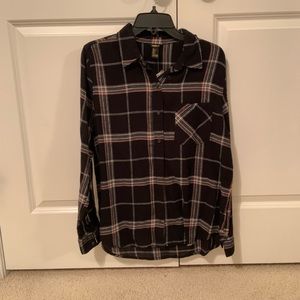 pink and black flannel